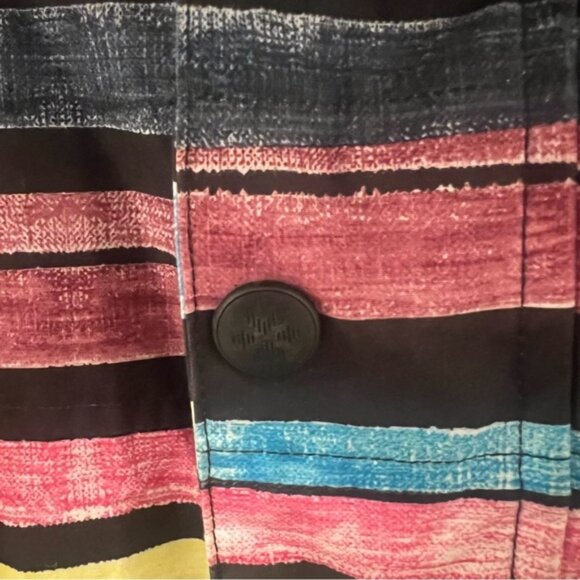 BURTON Striped Multicolor Snowboard Ski Jacket -Lots of Features! Sz Small - Picture 6 of 16